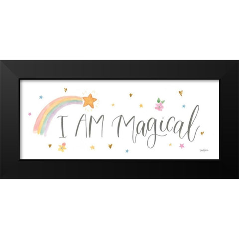 Magical Friends VI Black Modern Wood Framed Art Print by Jackson, Jenaya