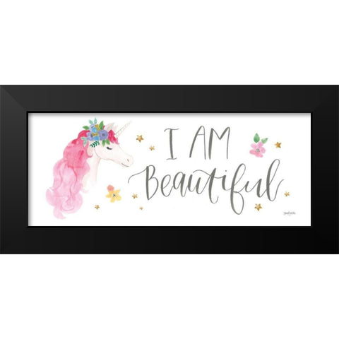 Magical Friends VII Black Modern Wood Framed Art Print by Jackson, Jenaya