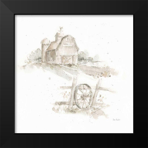 Farm Friends XV Neutral Black Modern Wood Framed Art Print by Audit, Lisa