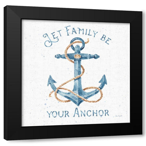 Nautical Life IV No Stripes Black Modern Wood Framed Art Print with Double Matting by Audit, Lisa