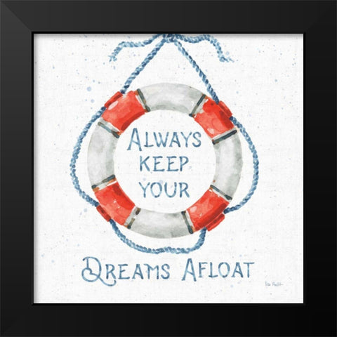 Nautical Life VI No Stripes Black Modern Wood Framed Art Print by Audit, Lisa