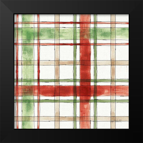 Modern Farmhouse Pattern III Christmas Black Modern Wood Framed Art Print by Tavoletti, Anne