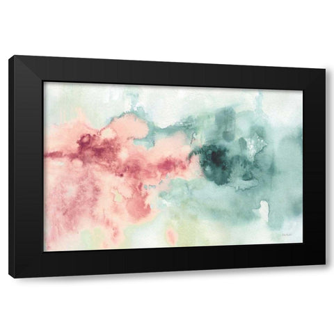 My Greenhouse Abstract I Pink Black Modern Wood Framed Art Print with Double Matting by Audit, Lisa