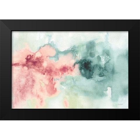 My Greenhouse Abstract I Pink Black Modern Wood Framed Art Print by Audit, Lisa