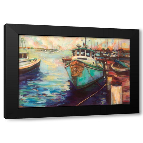 At Fords Black Modern Wood Framed Art Print with Double Matting by Vertentes, Jeanette