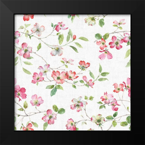 Dogwood Garden Step 01 Black Modern Wood Framed Art Print by Audit, Lisa