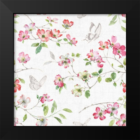 Dogwood Garden Step 02 Black Modern Wood Framed Art Print by Audit, Lisa