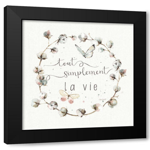 A Country Weekend XVIII French Black Modern Wood Framed Art Print with Double Matting by Audit, Lisa
