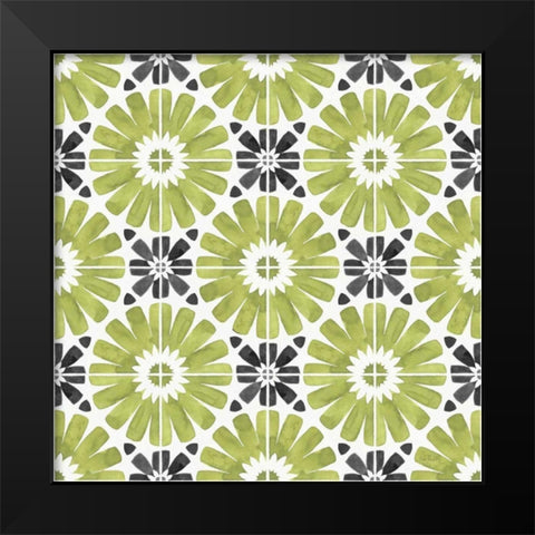 Mixed Greens Step 21A Black Black Modern Wood Framed Art Print by Audit, Lisa