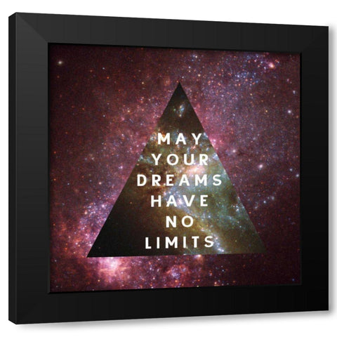 Out of this World II Black Modern Wood Framed Art Print by Wild Apple Portfolio