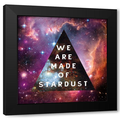 Out of this World IV Black Modern Wood Framed Art Print by Wild Apple Portfolio
