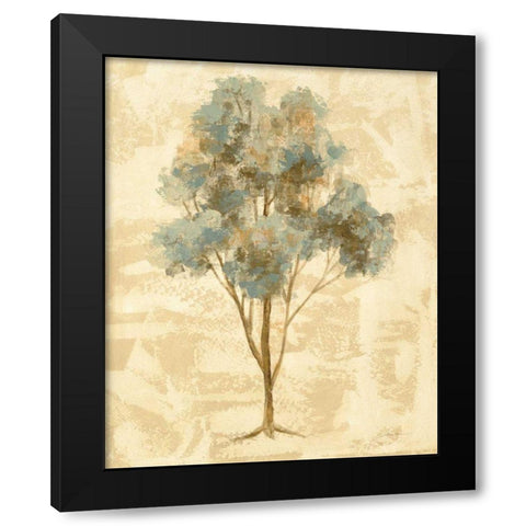 Ethereal Tree III Black Modern Wood Framed Art Print with Double Matting by Vassileva, Silvia