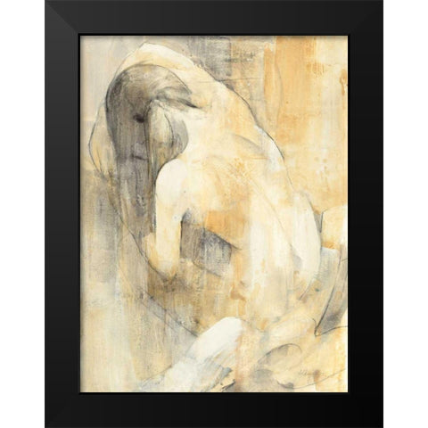 Boudoir I Black Modern Wood Framed Art Print by Hristova, Albena