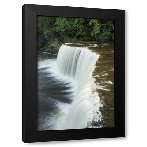 Tahquamenon Falls Michigan II Black Modern Wood Framed Art Print with Double Matting by Majchrowicz, Alan