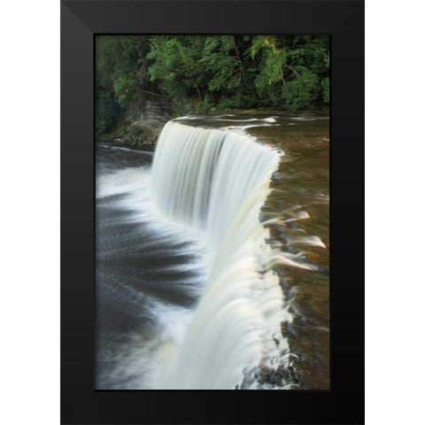 Tahquamenon Falls Michigan II Black Modern Wood Framed Art Print by Majchrowicz, Alan