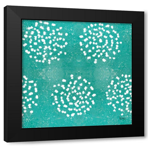 Festive Forest Pattern IIIE Black Modern Wood Framed Art Print with Double Matting by Charron, Veronique