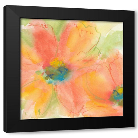 Tinted Cosmos I Black Modern Wood Framed Art Print with Double Matting by Paschke, Chris