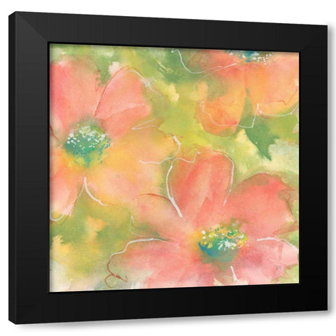 Summer Cosmos I Black Modern Wood Framed Art Print with Double Matting by Paschke, Chris