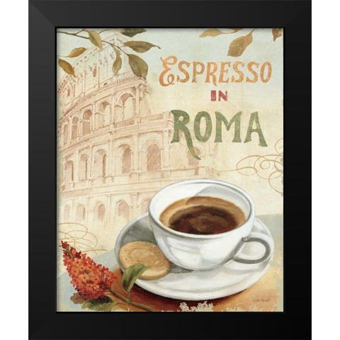 Cafe in Europe III Black Modern Wood Framed Art Print by Audit, Lisa