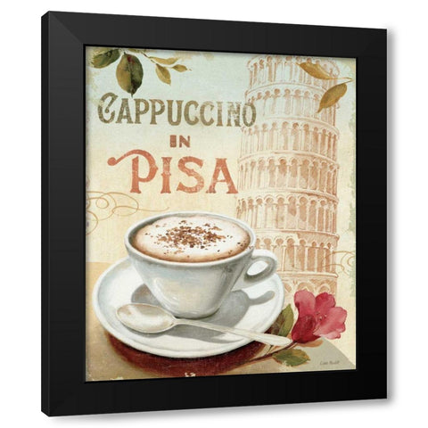 Cafe in Europe IV Black Modern Wood Framed Art Print with Double Matting by Audit, Lisa