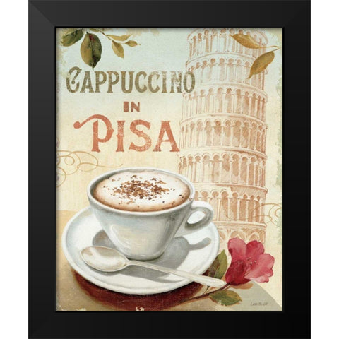 Cafe in Europe IV Black Modern Wood Framed Art Print by Audit, Lisa