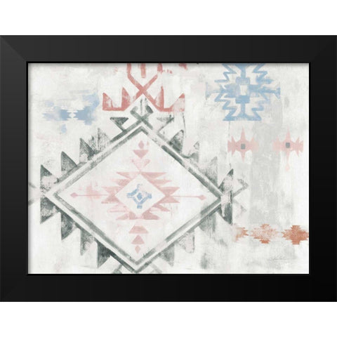 Southwest Design VI Boho Black Modern Wood Framed Art Print by Vassileva, Silvia