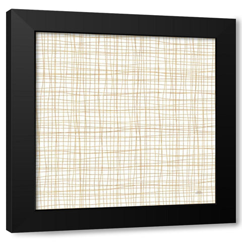 Spring Blooms Pattern XIA Black Modern Wood Framed Art Print by Marshall, Laura