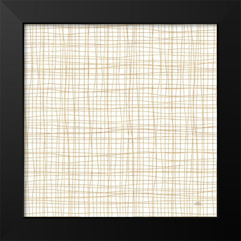 Spring Blooms Pattern XIA Black Modern Wood Framed Art Print by Marshall, Laura