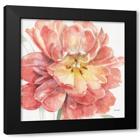 Spring Meadow V Black Modern Wood Framed Art Print with Double Matting by Audit, Lisa