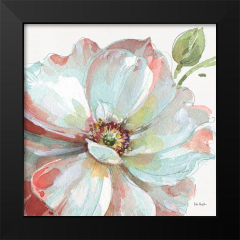 Spring Meadow VI Black Modern Wood Framed Art Print by Audit, Lisa