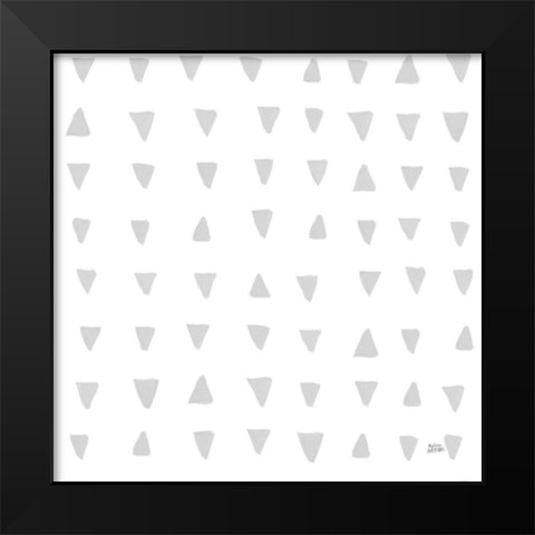 Scandy Baby Pattern XIVC Black Modern Wood Framed Art Print by Averinos, Melissa