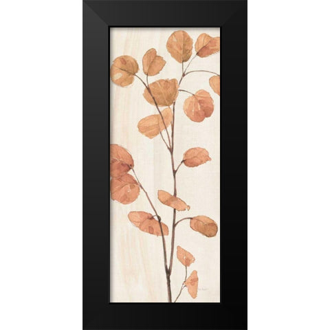 Soft Terracotta Mixed Greens LIX Black Modern Wood Framed Art Print by Audit, Lisa