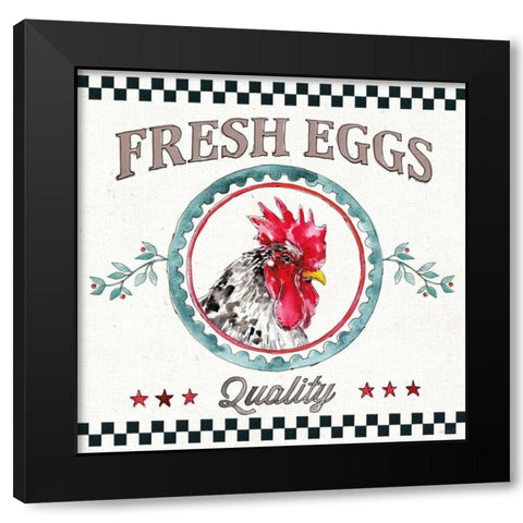Farm Signs II Black Modern Wood Framed Art Print by Tavoletti, Anne