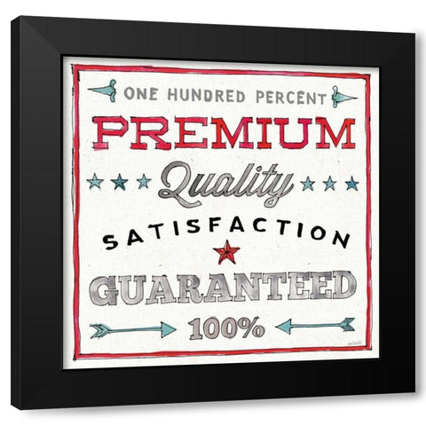 Farm Signs VII Black Modern Wood Framed Art Print by Tavoletti, Anne