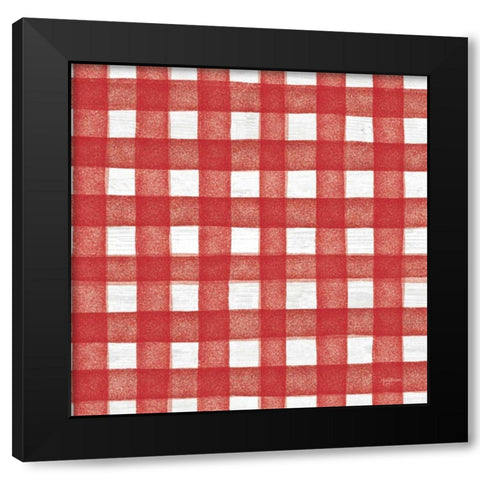 Farm Market Pattern IIA Black Modern Wood Framed Art Print with Double Matting by Urban, Mary