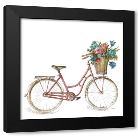 Paris Forever II v2 White Black Modern Wood Framed Art Print with Double Matting by Audit, Lisa