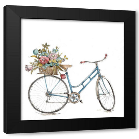 Paris Forever III v2 White Black Modern Wood Framed Art Print with Double Matting by Audit, Lisa