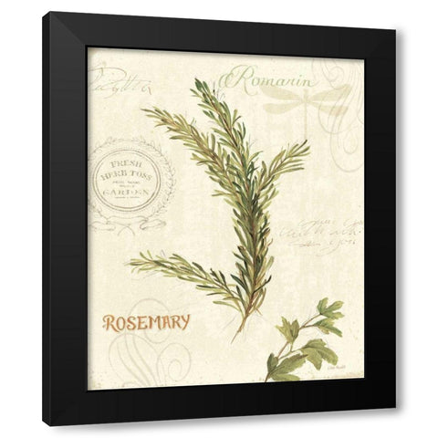 Aromantique II Black Modern Wood Framed Art Print with Double Matting by Audit, Lisa
