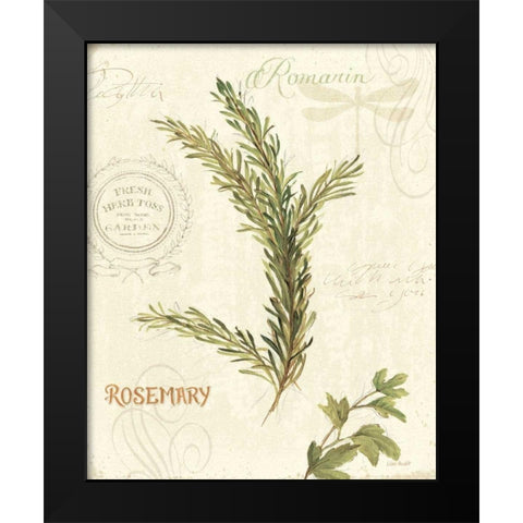 Aromantique II Black Modern Wood Framed Art Print by Audit, Lisa