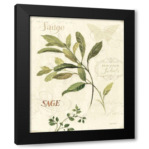 Aromantique IV Black Modern Wood Framed Art Print with Double Matting by Audit, Lisa