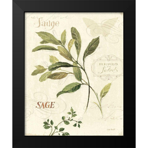 Aromantique IV Black Modern Wood Framed Art Print by Audit, Lisa