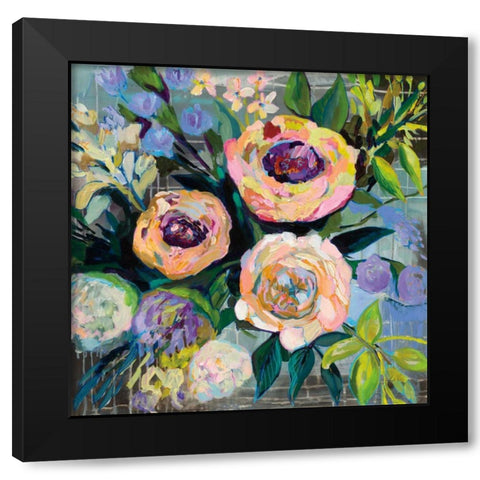 Dreamy Black Modern Wood Framed Art Print by Vertentes, Jeanette