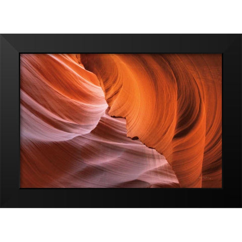 Lower Antelope Canyon I Black Modern Wood Framed Art Print by Majchrowicz, Alan
