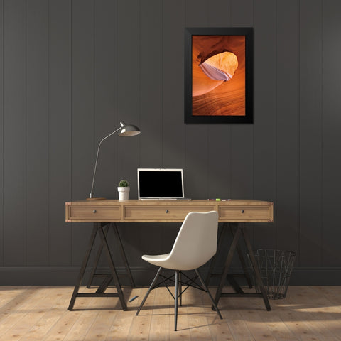 Lower Antelope Canyon III Black Modern Wood Framed Art Print by Majchrowicz, Alan