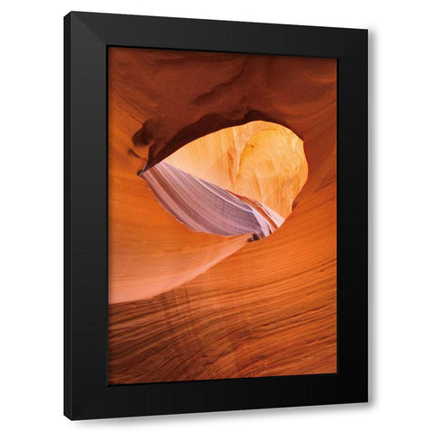 Lower Antelope Canyon III Black Modern Wood Framed Art Print by Majchrowicz, Alan