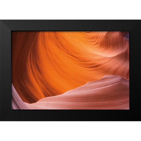 Lower Antelope Canyon VI Black Modern Wood Framed Art Print by Majchrowicz, Alan