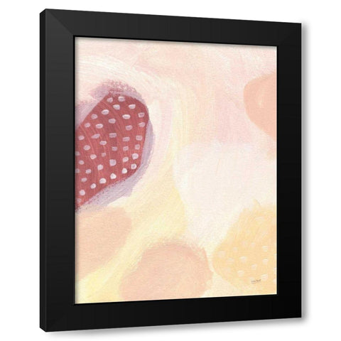 Terracotta Clay Black Modern Wood Framed Art Print by Mack, Lynn