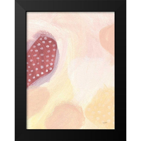 Terracotta Clay Black Modern Wood Framed Art Print by Mack, Lynn