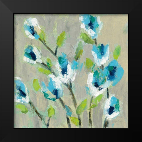 Whimsical Branch II Black Modern Wood Framed Art Print by Vassileva, Silvia