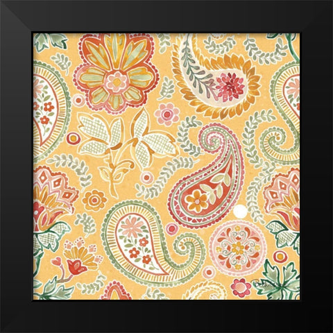 Harvest Bouquet Pattern VIIE Black Modern Wood Framed Art Print by Grove, Beth